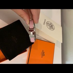 Hermes bracelet. Worn one time. Receipt included.